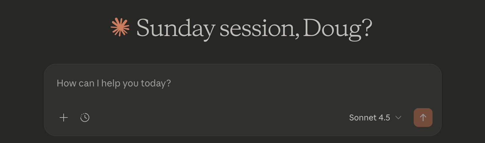 chatting with claude