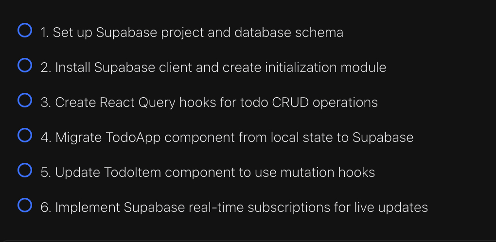 BrainGrid task list with implementation prompts ready for Cursor