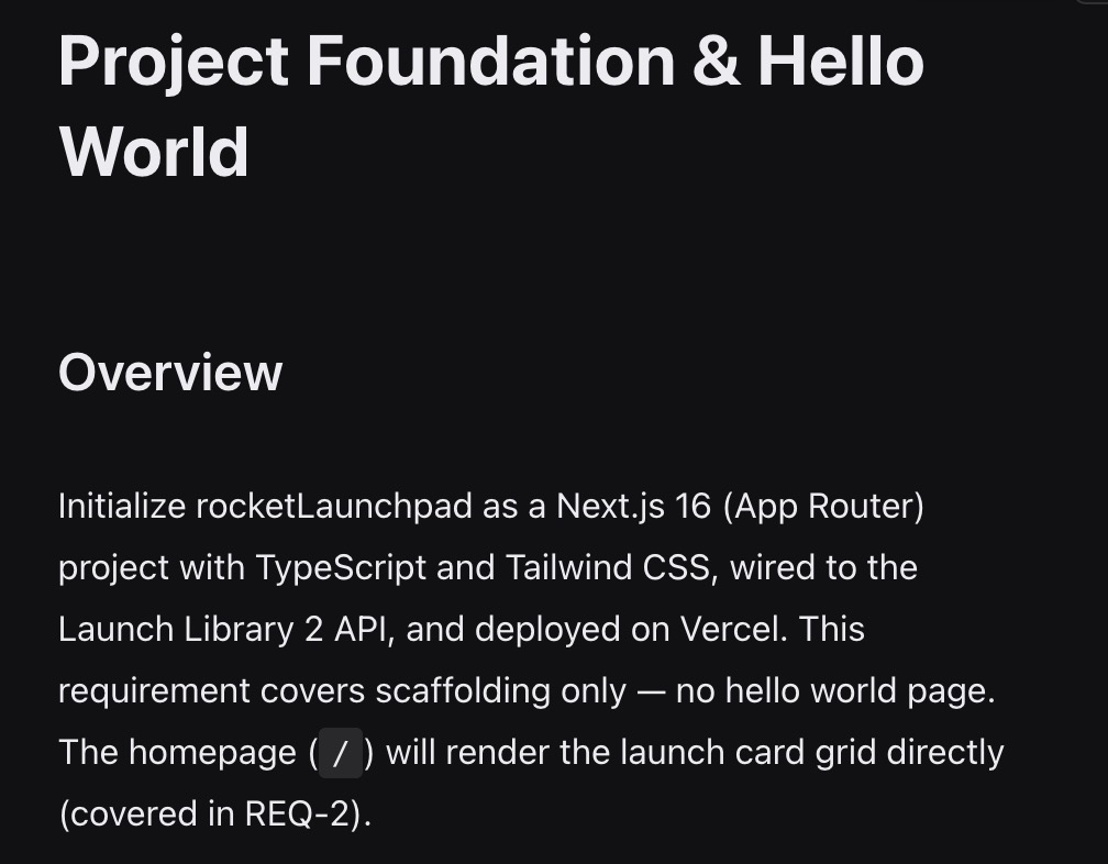BrainGrid requirement document for REQ-1