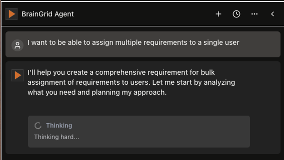 The agent now shows the tool card right away, so they user knows whats going on.