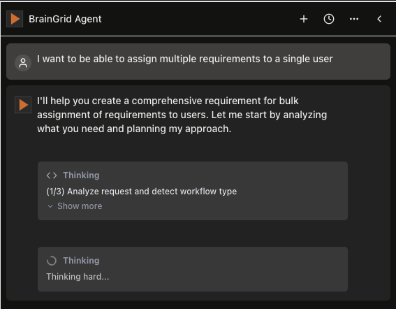 When multiple tool calls happen, the agent still shows the cards right away